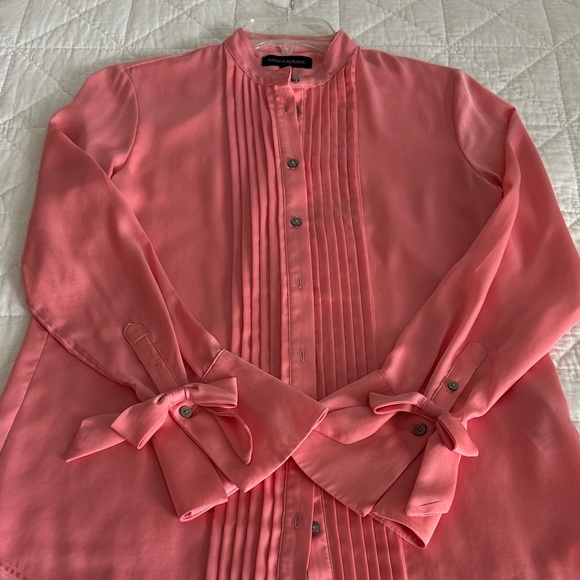 Pink Button-Up Blouse - Picture 7 of 8